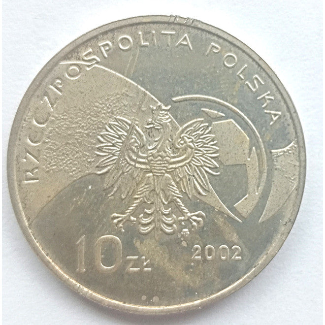 10 Złotych 2002 Mundial Korea/Japonia 2002 /piłkarz/