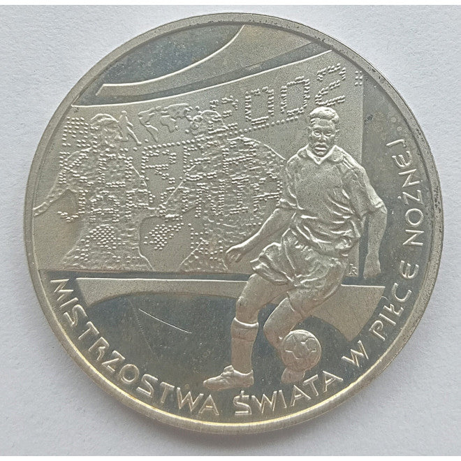 10 Złotych 2002 Mundial Korea/Japonia 2002 /piłkarz/