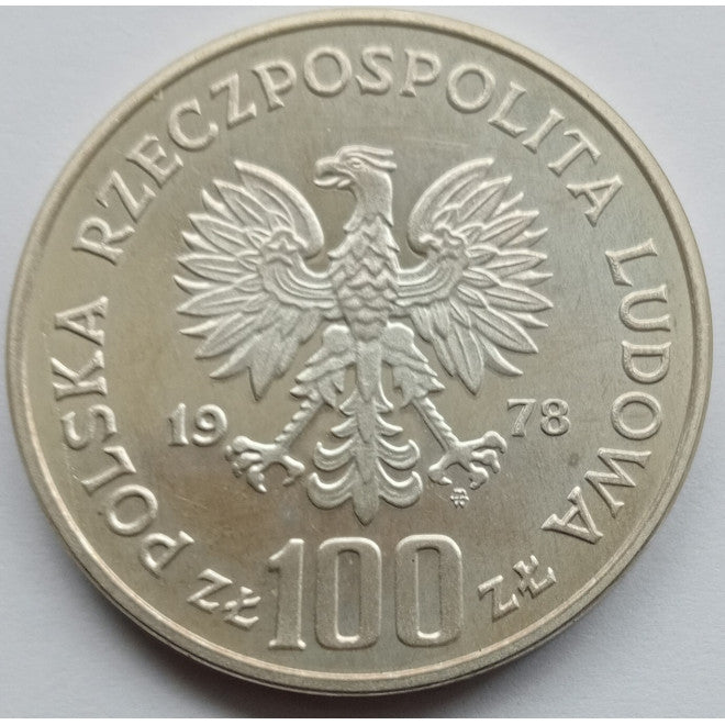 100 Złotych 1978 Ochrona środowiska - Łoś /Próba/