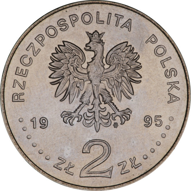 2 zł 1995 - 100 lat nowożytnych Igrzysk Olimpijskich (1896 - 1996)