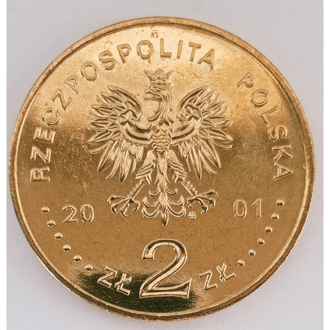2 zł 2001 - XII Międzynarodowy Konkurs im. Henryka Wieniawskiego
