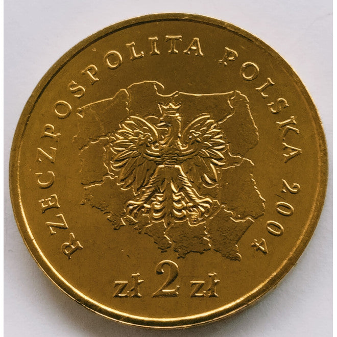 2 zł 2004 - Herby Województw: mazowieckie