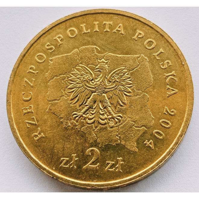 2 zł 2004 - Herby Województw: podkarpackie