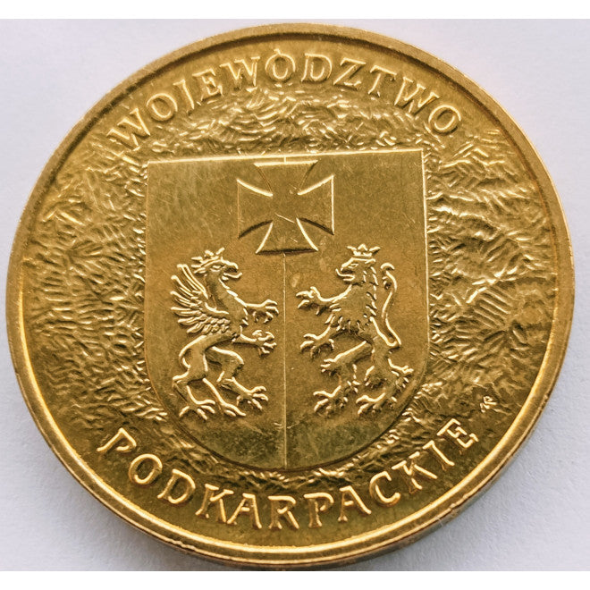 2 zł 2004 - Herby Województw: podkarpackie