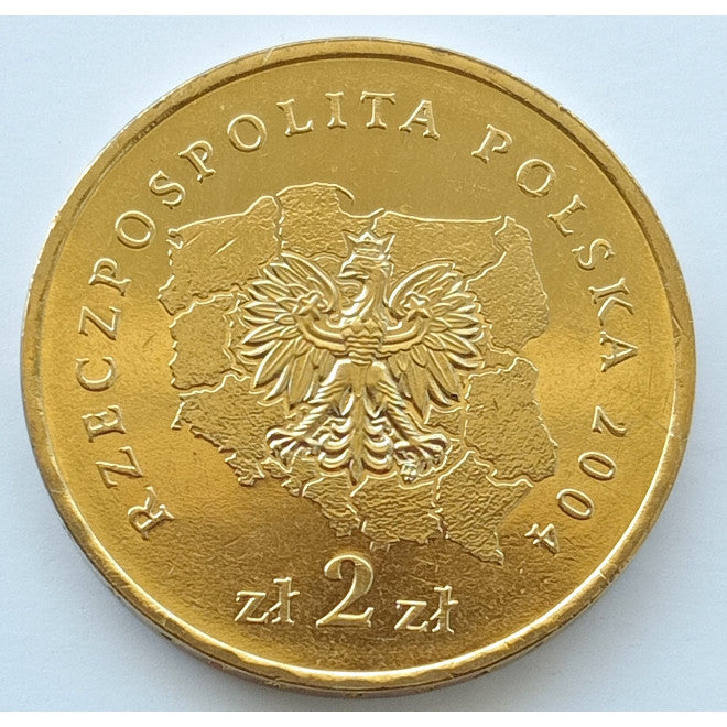 2 zł 2004 - Herby Województw: śląskie