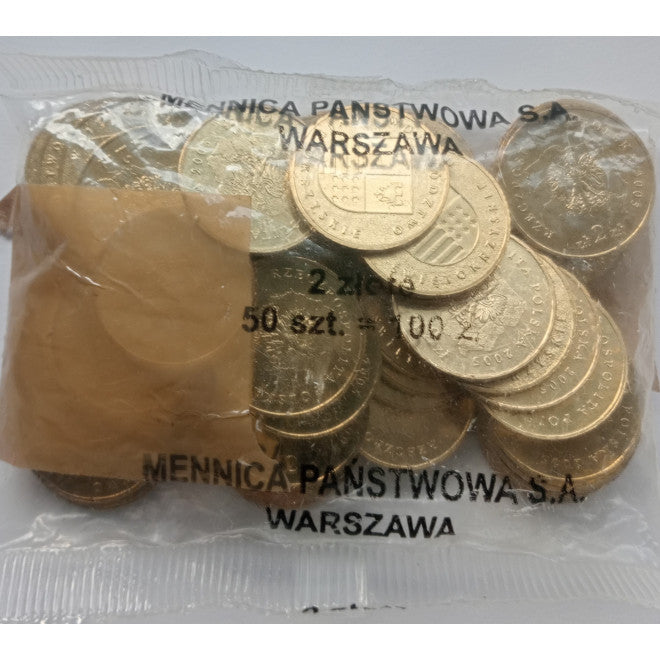 2 zł 2005 - Herby Województw: świętokrzyskie (woreczek 50 szt.)