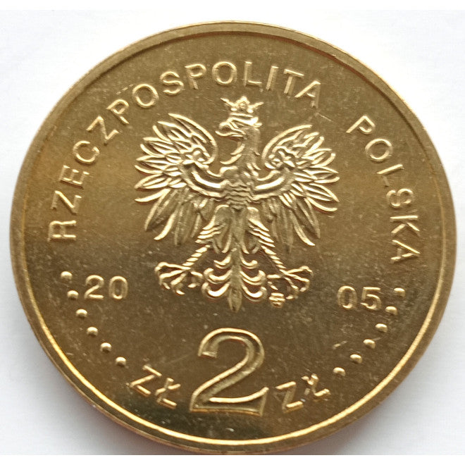 2 zł 2005 - Papież Jan Paweł II