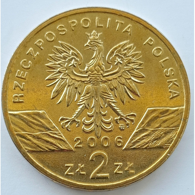 2 zł 2006 - Zwierzęta świata: Świstak (łac. Marmota marmota)