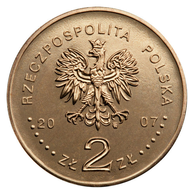 2 zł 2007 - 750-lecie lokacji Krakowa (woreczek 50 szt.)