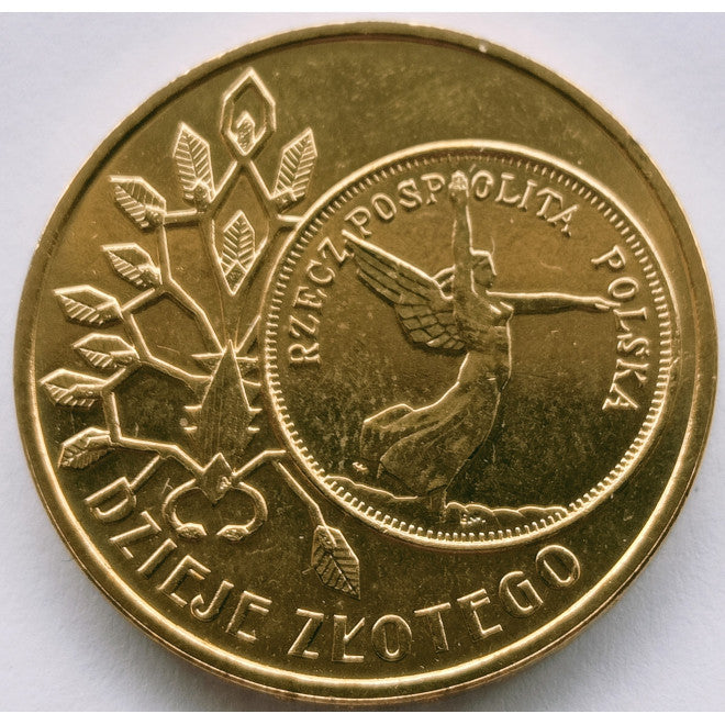 2 zł 2007 - Dzieje Złotego: 5 zł z 1928 r. – Nike