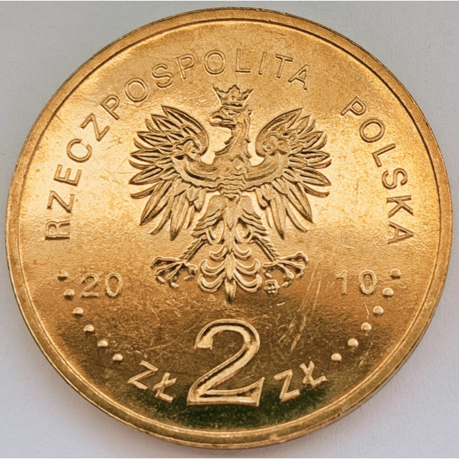 2 zł 2010 - 95. rocznica urodzin ks. Jana Twardowskiego