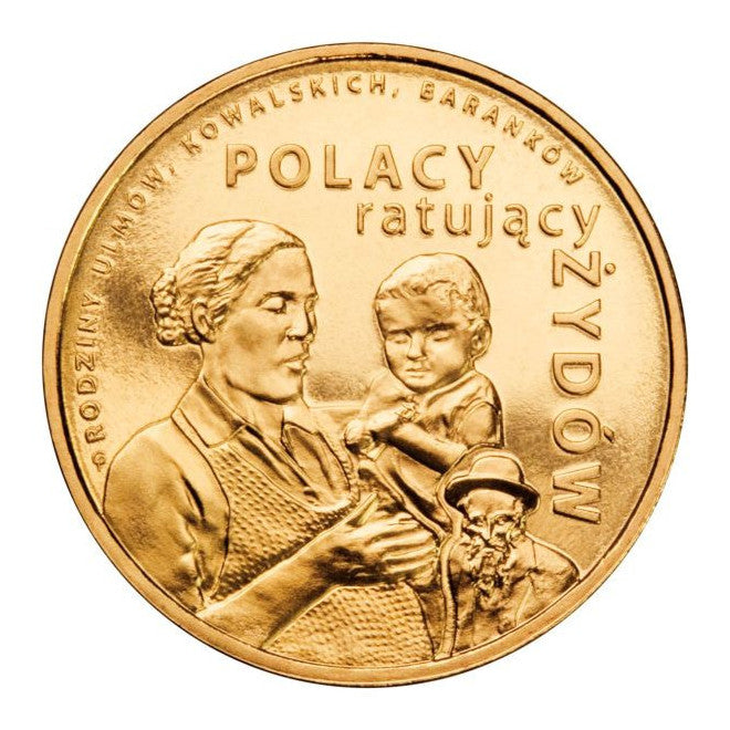 2 zł 2012 - Polacy ratujący Żydów – rodzina Ulmów, Kowalskich, Baranków