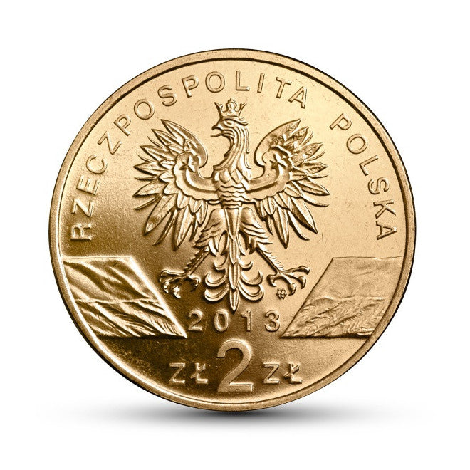 2 zł 2013 - Zwierzęta świata – żubr