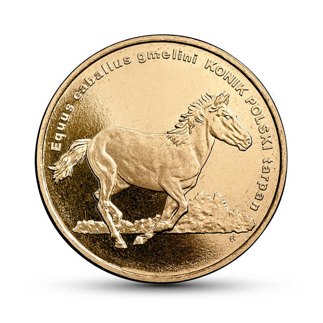2 zł 2014 - Zwierzęta Świata – konik polski