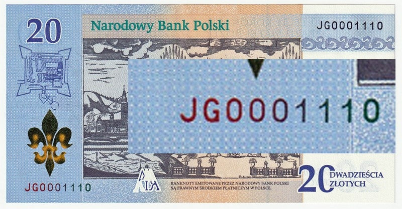 20 zł 300-lecie koronacji obrazu Matki Bożej JG0001110