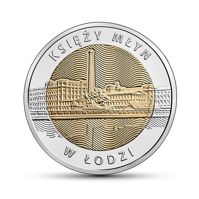 5 zł 2016 - Odkryj Polskę – Księży Młyn w Łodzi