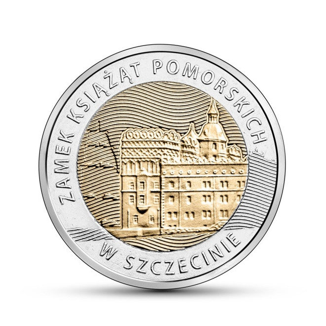 5 zł 2016 - Odkryj Polskę – Zamek Książąt Pomorskich w Szczecinie
