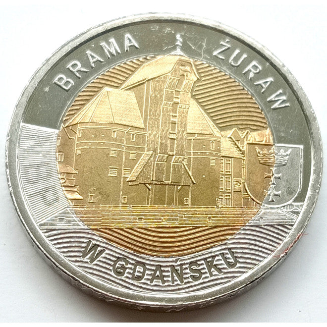 5 zł 2021 - Odkryj Polskę – Brama Żuraw w Gdańsku