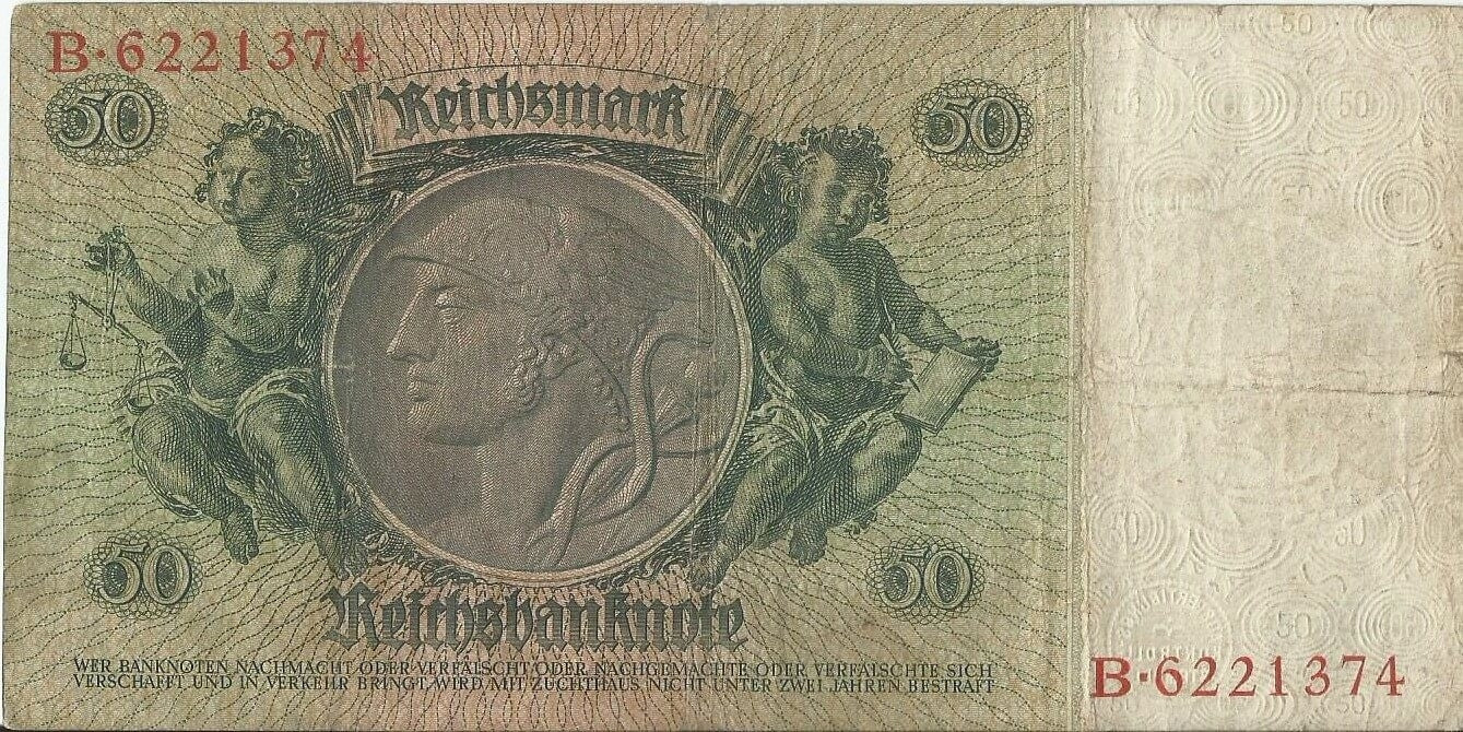 50 marek 1933, B 6221374, stan 3-