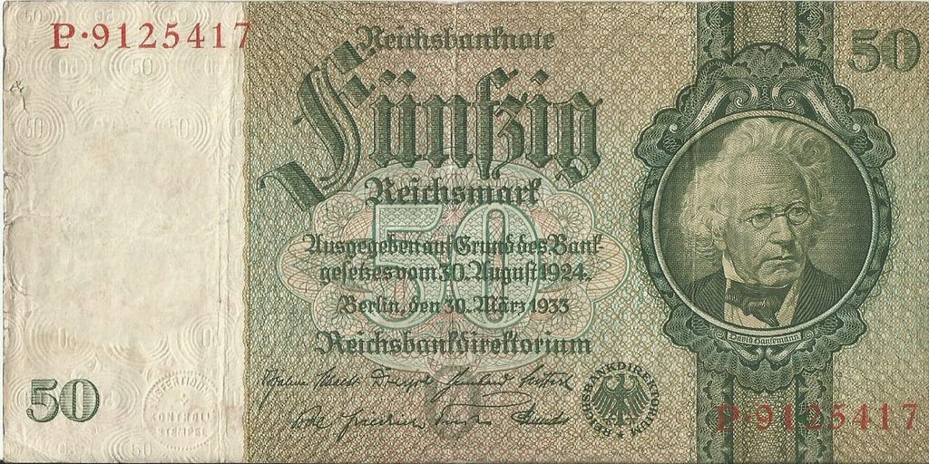 50 marek 1933, P 9125417, stan 3