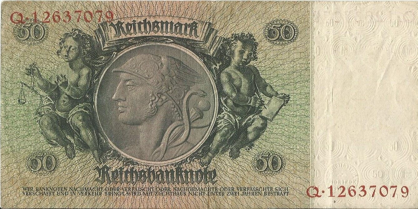 50 marek 1933, Q 12637079,  stan 3