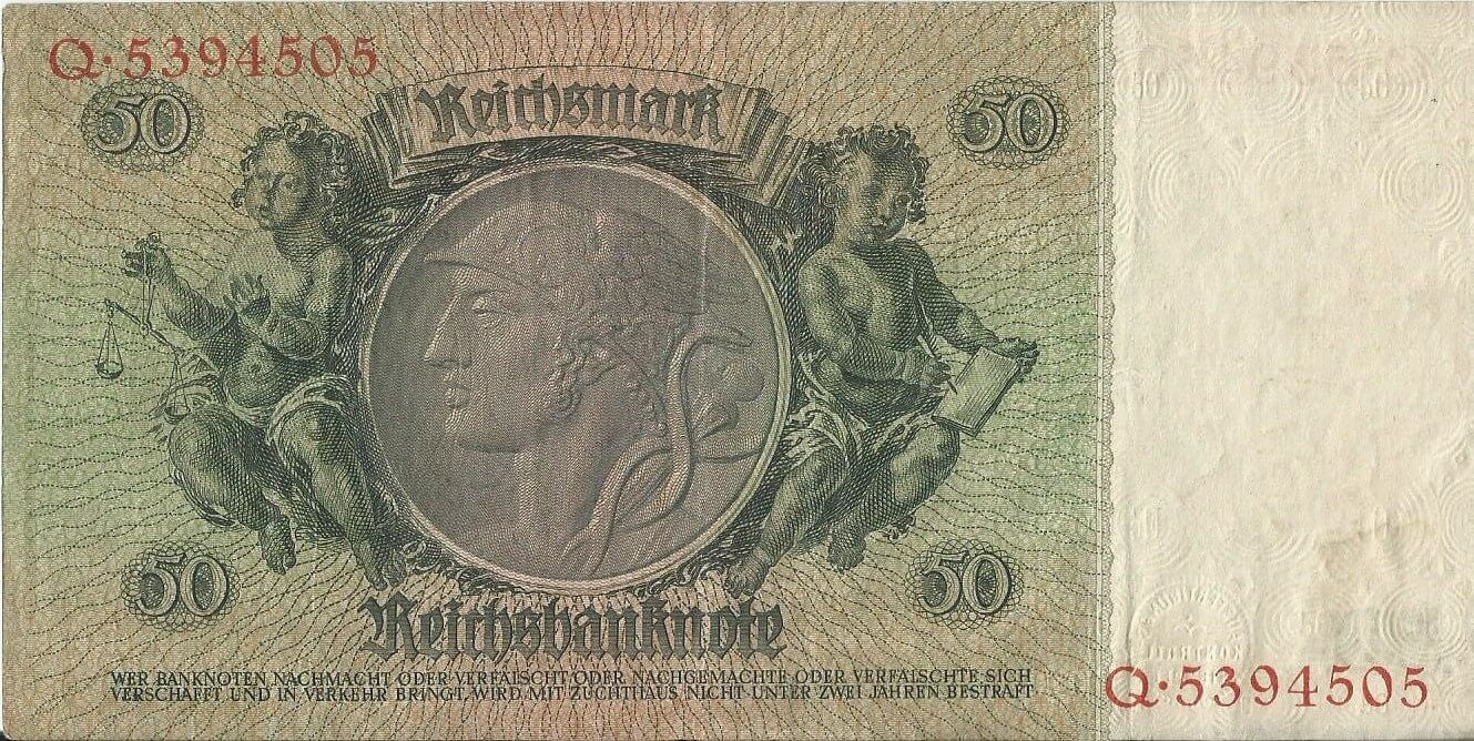 50 marek 1933, Q 5394505,  stan 3