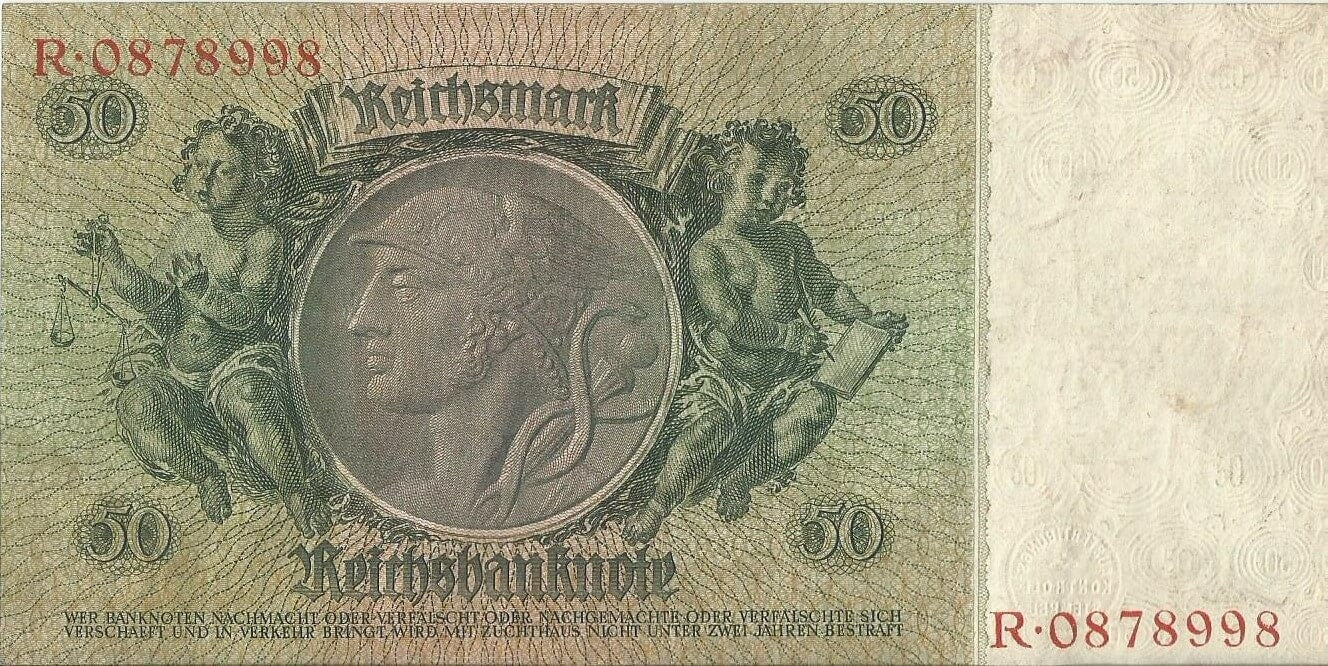 50 marek 1933, R 0878998, stan 2-