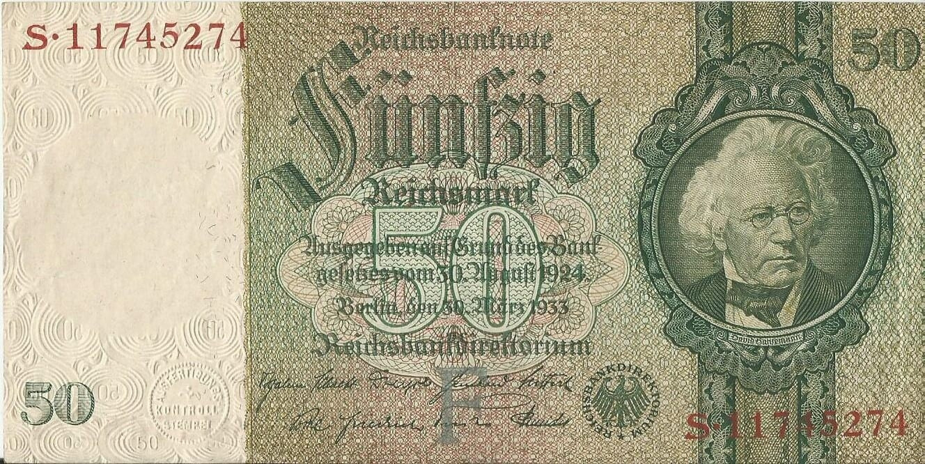 50 marek 1933, S 11745274, stan 3