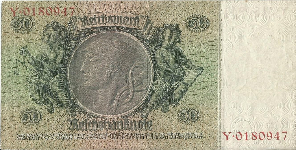 50 marek 1933, Y 0180947,  stan 3+