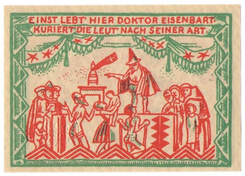 50 Pf banknot zastępczy Magdeburg 1921