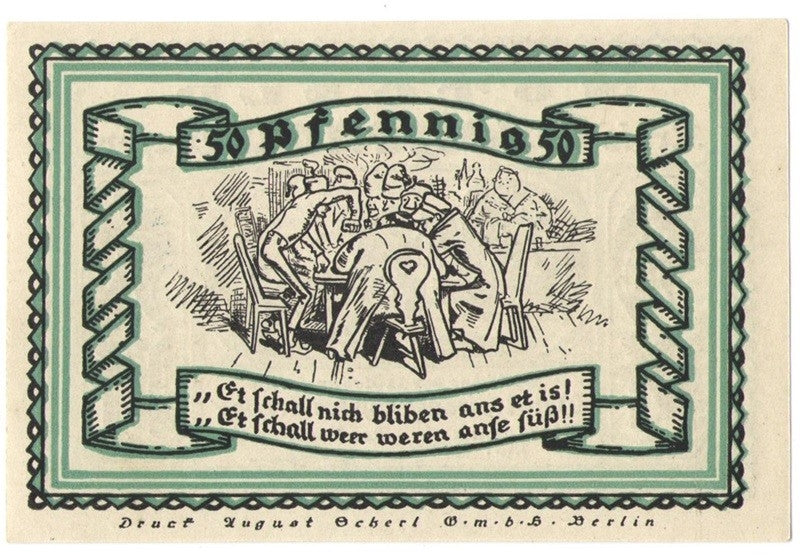 50 Pf banknot zastępczy Stolzenau 1921