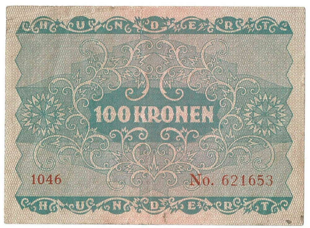 Austria 100 Kronen / 100 koron, 1922, stan 2-