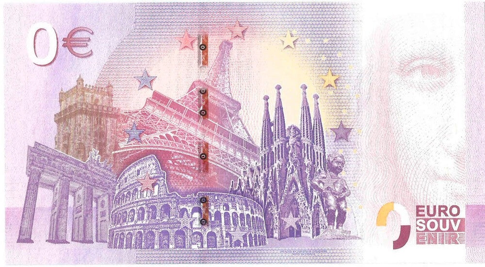 Banknot 0 Euro Warszawa