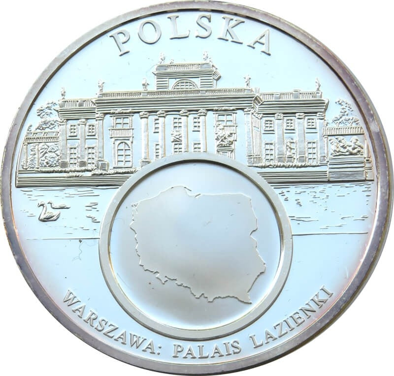 Medal okolicznościowy European currencies Polska Pałac w Łazienkach