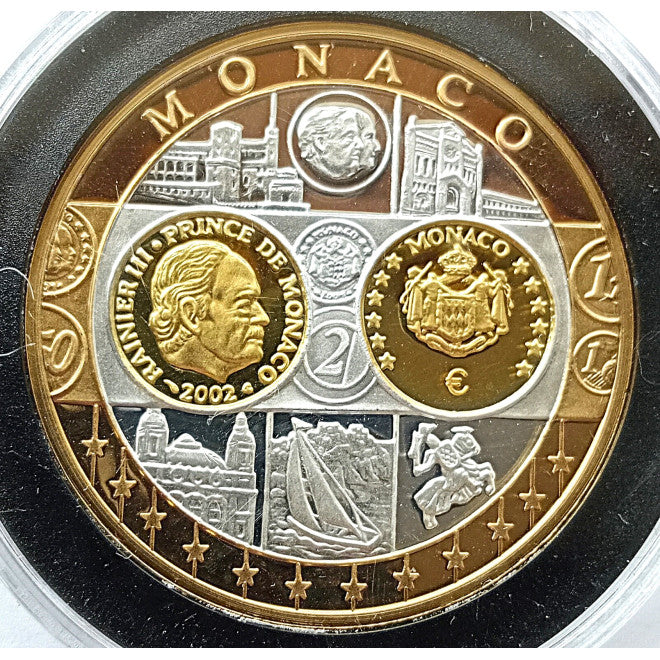 Monako Euro (wzór) 2002