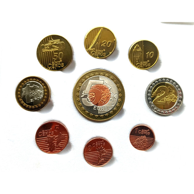 Szwajcaria zestaw euro i eurocent (wzór) 2003